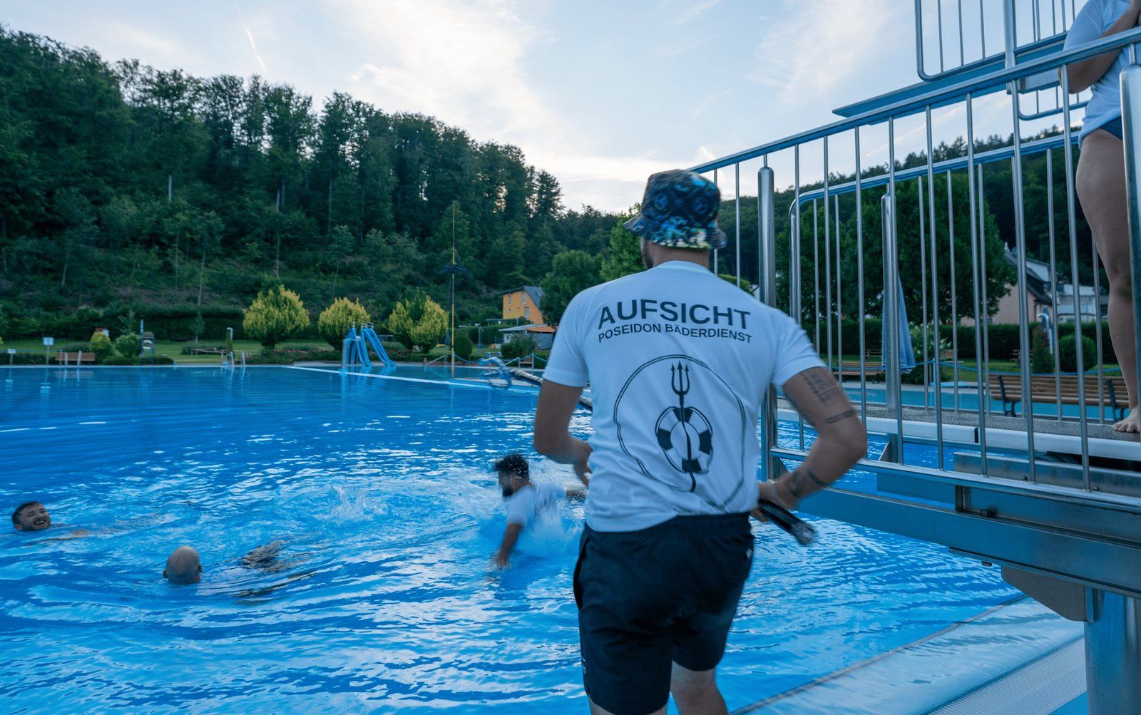 Poseidon-Rettungsschwimmer im Einsatz
